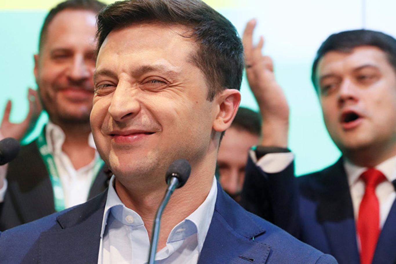Ukrayna'nın yeni devlet başkanı Yahudi asıllı komedyen Ukrayna'nın yeni devlet başkanı Yahudi asıllı komedyen